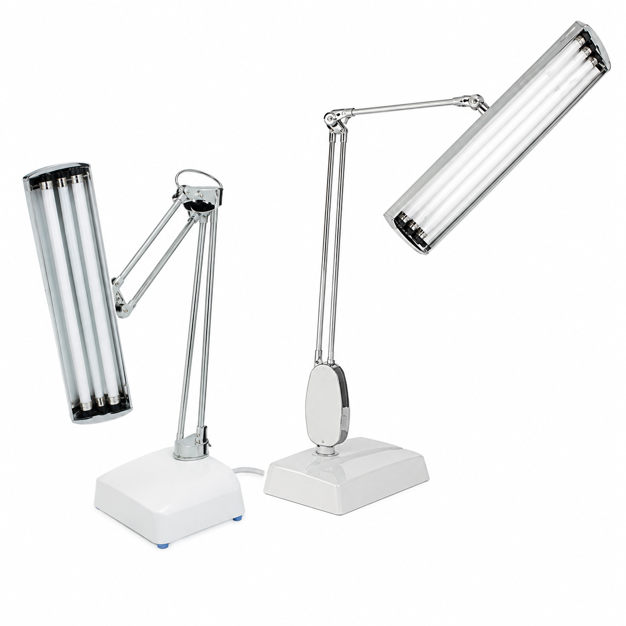 Gem Lamp with Two Fluorescents