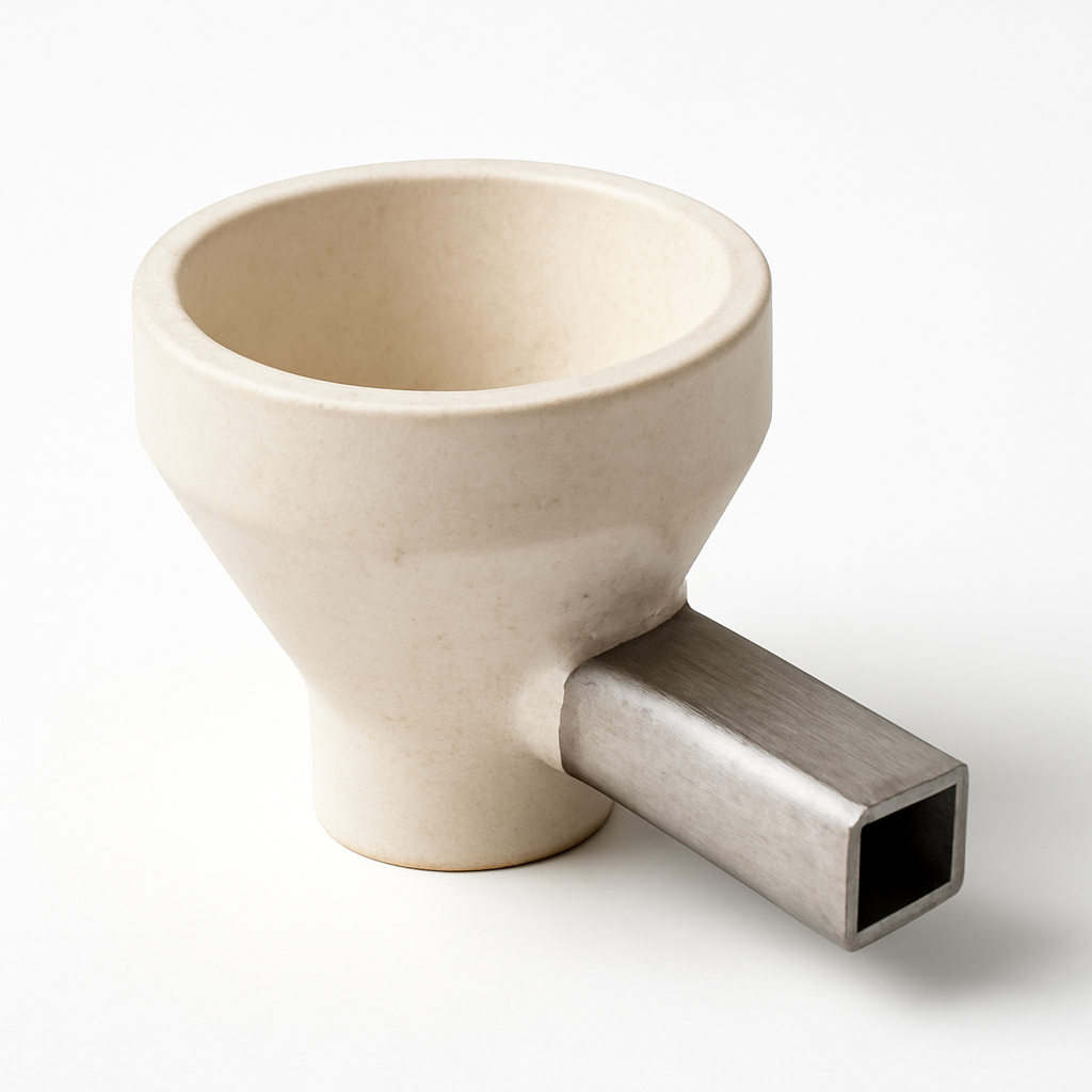 Ceramic Metal Guide Funnel